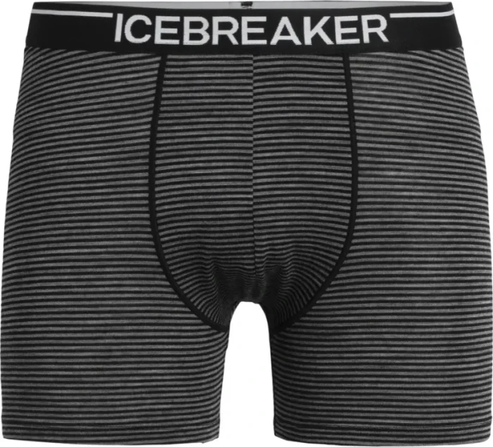 Icebreaker Anatomica Boxer Briefs gritstone heather (Herren)