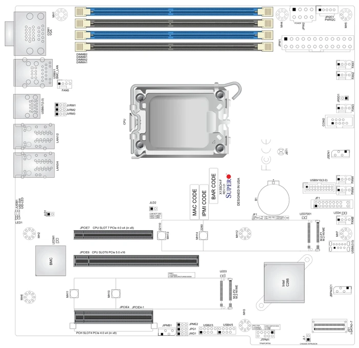 Supermicro X13SCH-F-B, bulk (Intel 1700)