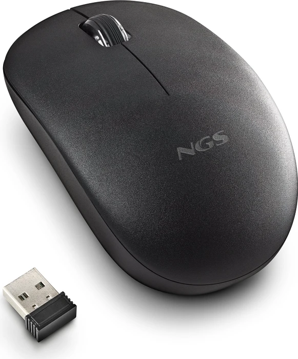 NGS Fog Pro Silent Wireless Mouse blau, USB
