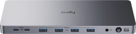 Cudy Duales 4K-10-Gbit/s-USB-C-Dock, USB-C 3.1 [Buchse] (CS700)