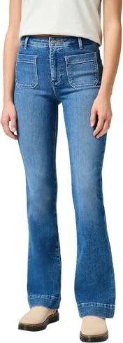 Wrangler Flare Jeans raven (Damen)