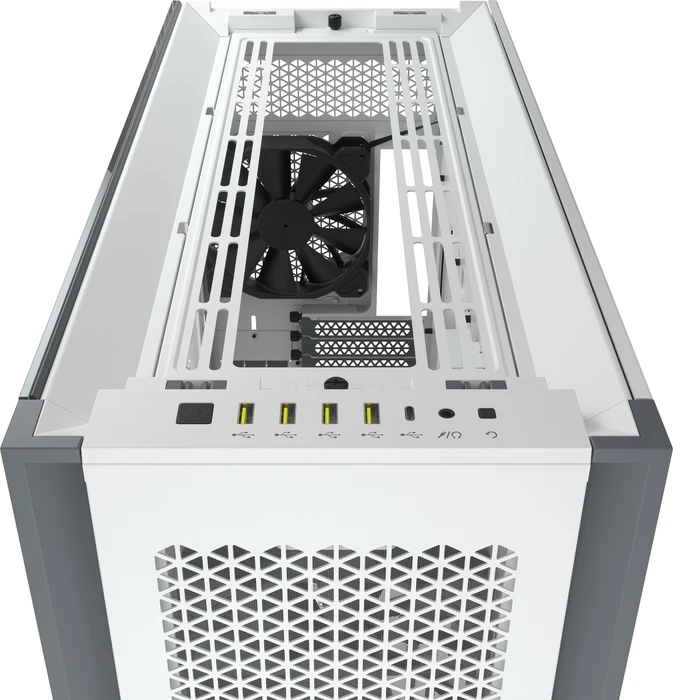 Corsair 7000D Airflow, weiß, Glasfenster