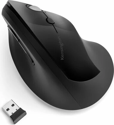 Kensington Pro Fit Ergo Vertical Wireless Mouse, schwarz, USB