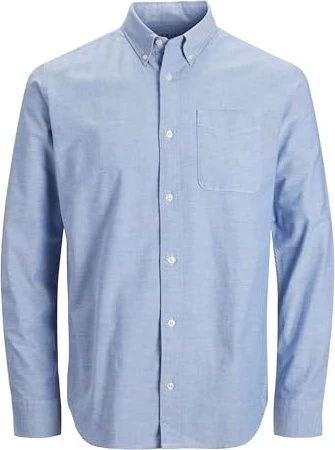 Jack & Jones Slim Fit Hemd langarm cashmere blue (Herren)
