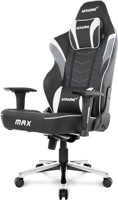 AKRacing Master Max Gamingstuhl, schwarz/grau/weiß