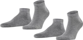 Falke Happy Socken light greymel., 2 Paare (Herren)