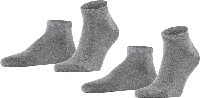 Falke Happy Socken light greymel., 2 Paare (Herren)