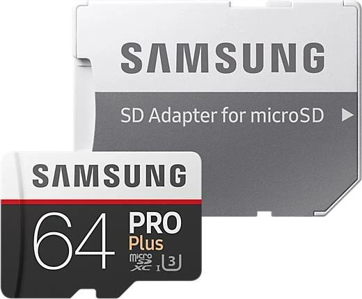 Samsung PRO Plus R100/W90 64GB Kit, UHS-I U3, Class 10