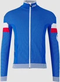 UYN Natyon France Kompressionsshirt langarm weiß/blau/rot