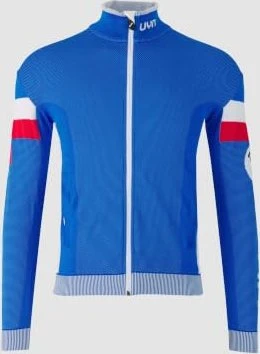 UYN Natyon France Kompressionsshirt langarm weiß/blau/rot