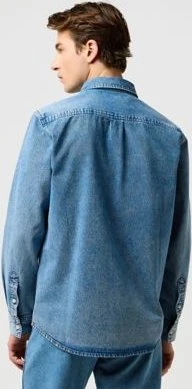 Wrangler Regular 1 Pocket Hemd langarm indigo valley (Herren)