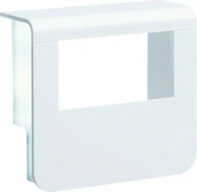 Hager Geräteträger-Oberteil mit seitlichen Spiegelflächen SL 20x55mm verkehrsweiß