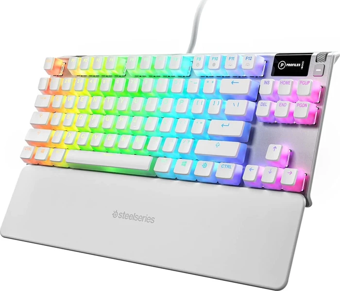 SteelSeries Apex 7 TKL Ghost, weiß, SteelSeries QX2 RED, USB, US