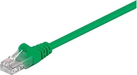 goobay Patchkabel, Cat5e, U/UTP, RJ-45/RJ-45, 15m, grün