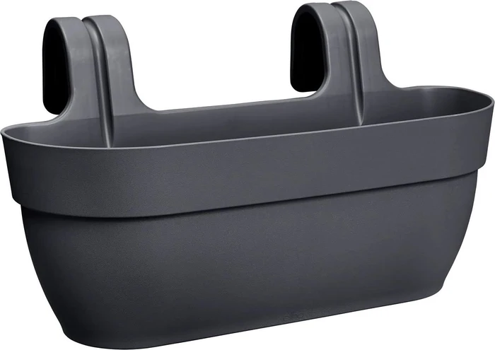 Elho Vibia Campana Easy Hanger L oval 46x24cm anthrazit