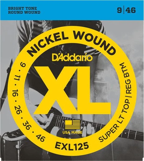 D'Addario XL Nickel Wound Light Top / Regular Bottom 10-Pack