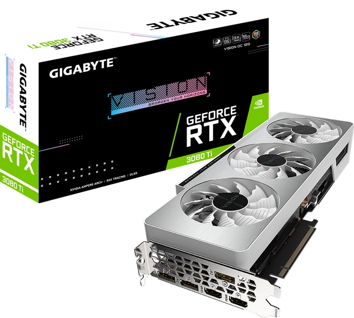 GIGABYTE GeForce RTX 3080 Ti Vision OC 12G, 12GB GDDR6X, 2x HDMI, 3x DP