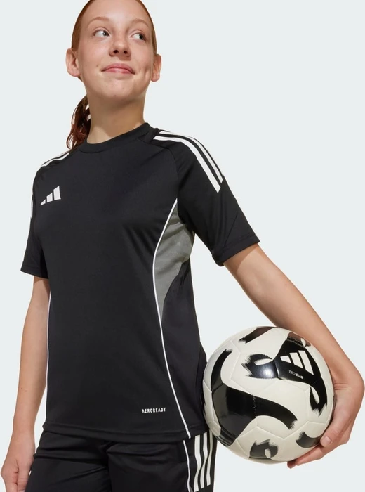 adidas Tiro 25 Competition Trikot kurzarm black/team grey four (Junior)