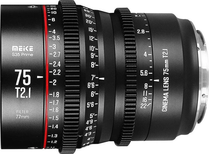 Meike 75mm T2.1 Super 35 Prime Cinema für PL