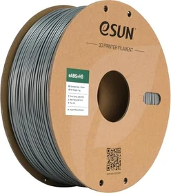 eSUN ABS+, silber, Spule, 1.75mm, 1.00kg