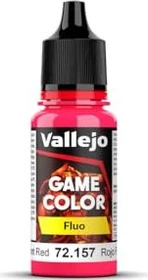 Vallejo Game Color rev.2 fluorescent red, 18ml