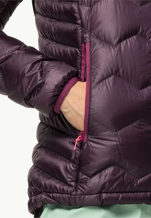 Jack Wolfskin Alpspitze Down Hoody Funktionsjacke grapevine (Damen)