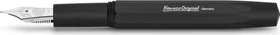 Kaweco Original 250 black chrome, rechte Hand, extra fein, Etui