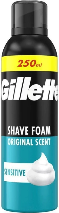 Gillette Sensitive Basis Rasierschaum, 250ml