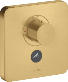 Hansgrohe Axor ShowerSelect Thermostat HighFlow für 1 Verbraucher und zusätzlichen Abgang brushed gold optic