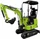 Zipper ZI-MBG1000D Diesel-Mini-Bagger