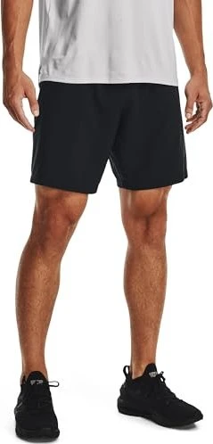 Under Armour Woven Grafik Laufhose kurz schwarz/weiß (Herren)