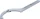 BGS technic DIN 1810 Form A Gelenk Hakenschlüssel mit Nase 120-180mm (73231)