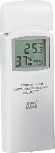 dnt Zusatzsensor für dnt RoomLogg PRO und dnt WeatherScreen PRO, Thermo/Hygro-Sensor