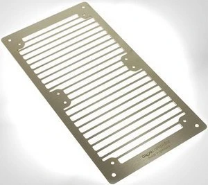 Aqua Computer Edelstahl-Einbaublende für Airplex XT/PRO/Evo 240