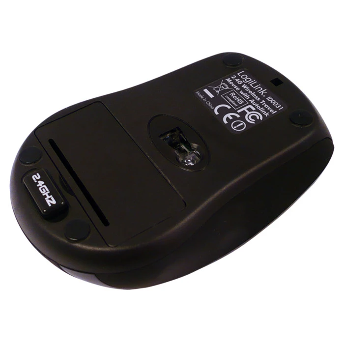 LogiLink Wireless Optical Mouse schwarz, USB