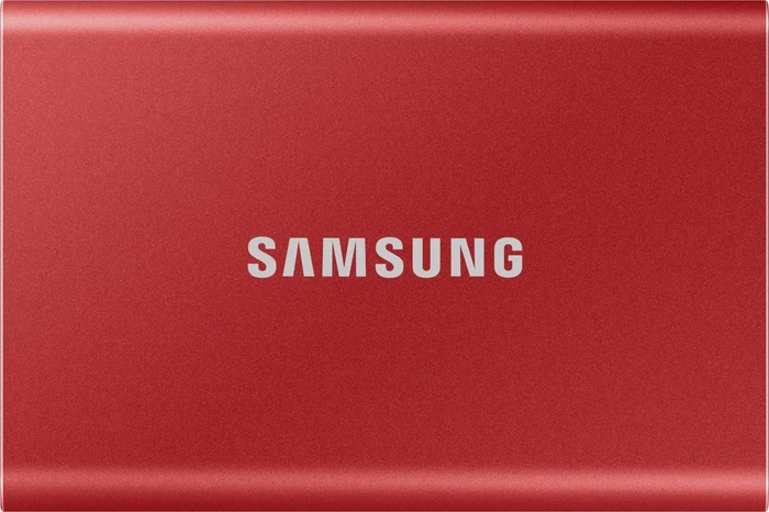 Samsung Portable SSD T7, rot, 500GB, USB-C 3.1