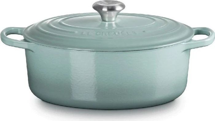 Le Creuset Signature Gusseisen Bräter oval 31cm 6.3l sea salt