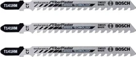 Bosch Professional T141HM Carbid Special for Fiber and Plaster Stichsägeblatt, 100mm, 3 Stück