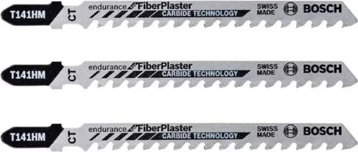 Bosch Professional T141HM Carbid Special for Fiber and Plaster Stichsägeblatt, 100mm, 3 Stück
