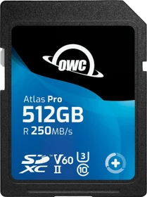 OWC Atlas Pro R250/W130 512GB, UHS-II U3, Class 10
