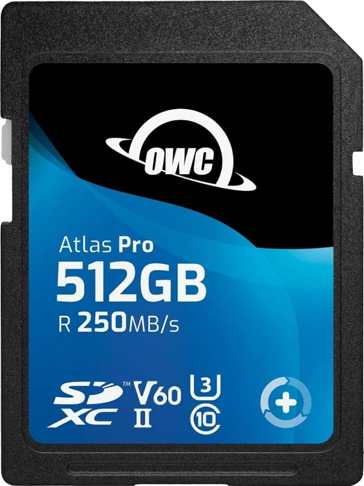 OWC Atlas Pro R250/W130 512GB, UHS-II U3, Class 10