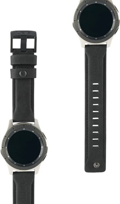 UAG Universal Leather Armband 22mm schwarz