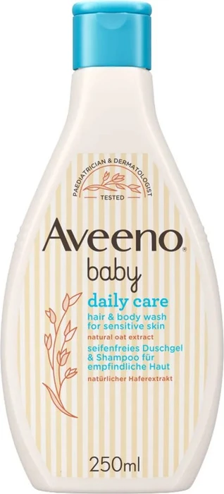 Aveeno Baby Daily Care seifenfreies Duschgel & Shampoo, 250ml