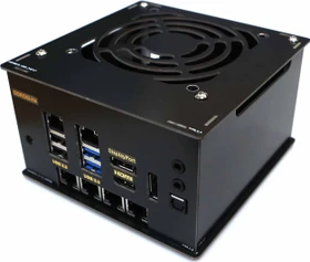 Hardkernel Odroid-H4 Case für ODROID H4, Type 2, schwarz