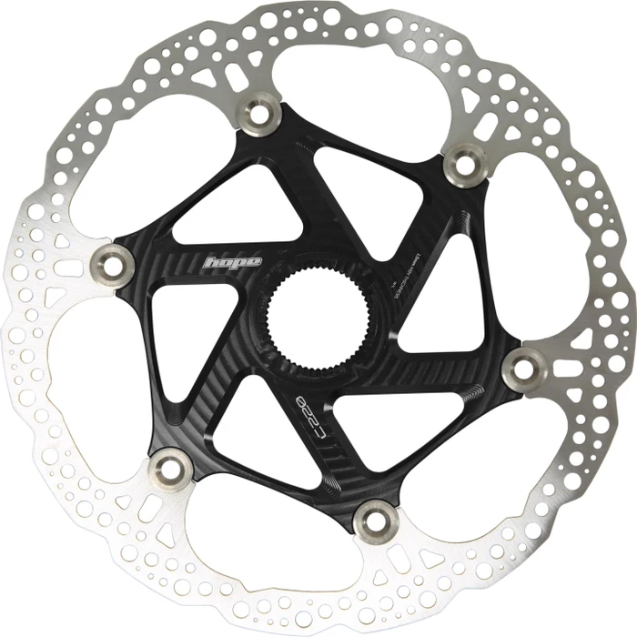 Hope Floating Centerlock Bremsscheibe 220mm schwarz