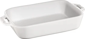 Zwilling Staub Ceramique Auflaufform eckig 25.6x16.6cm weiß