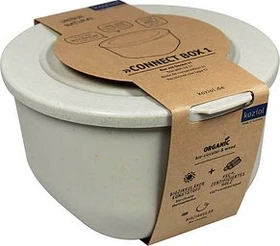 koziol Connect Box 1 mit Deckel Speisegefäß 1l nature desert sand