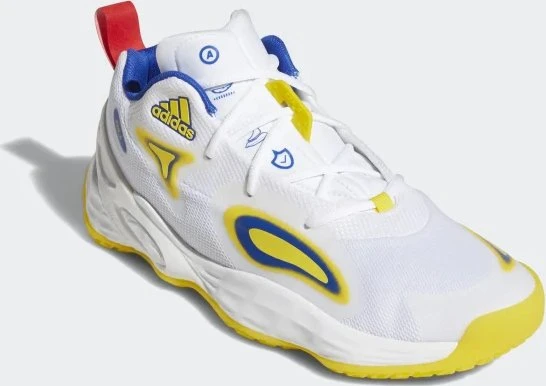 adidas Exhibit A cloud white/team colleg purple/team yellow