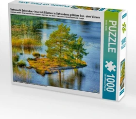 Calvendo Sehnsucht Schweden - Insel mit Bäumen in Schwedens größtem See - dem Vänern