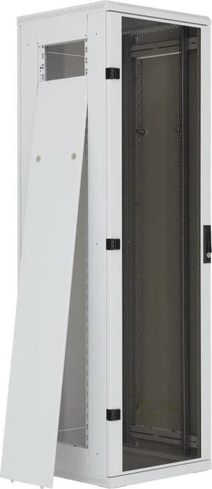Triton RMA N 19" Standverteiler, 600x1000 18HE, Sicherheitsglastür, IP20, grau, 1000mm tief